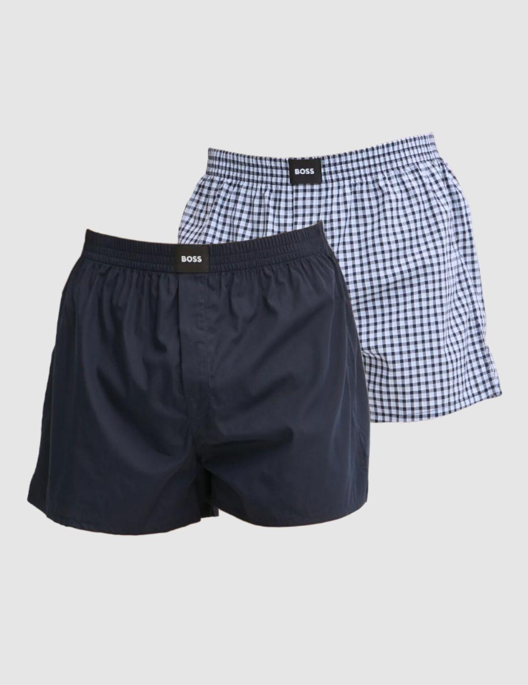 Ropa interior BOSS azul para hombre.