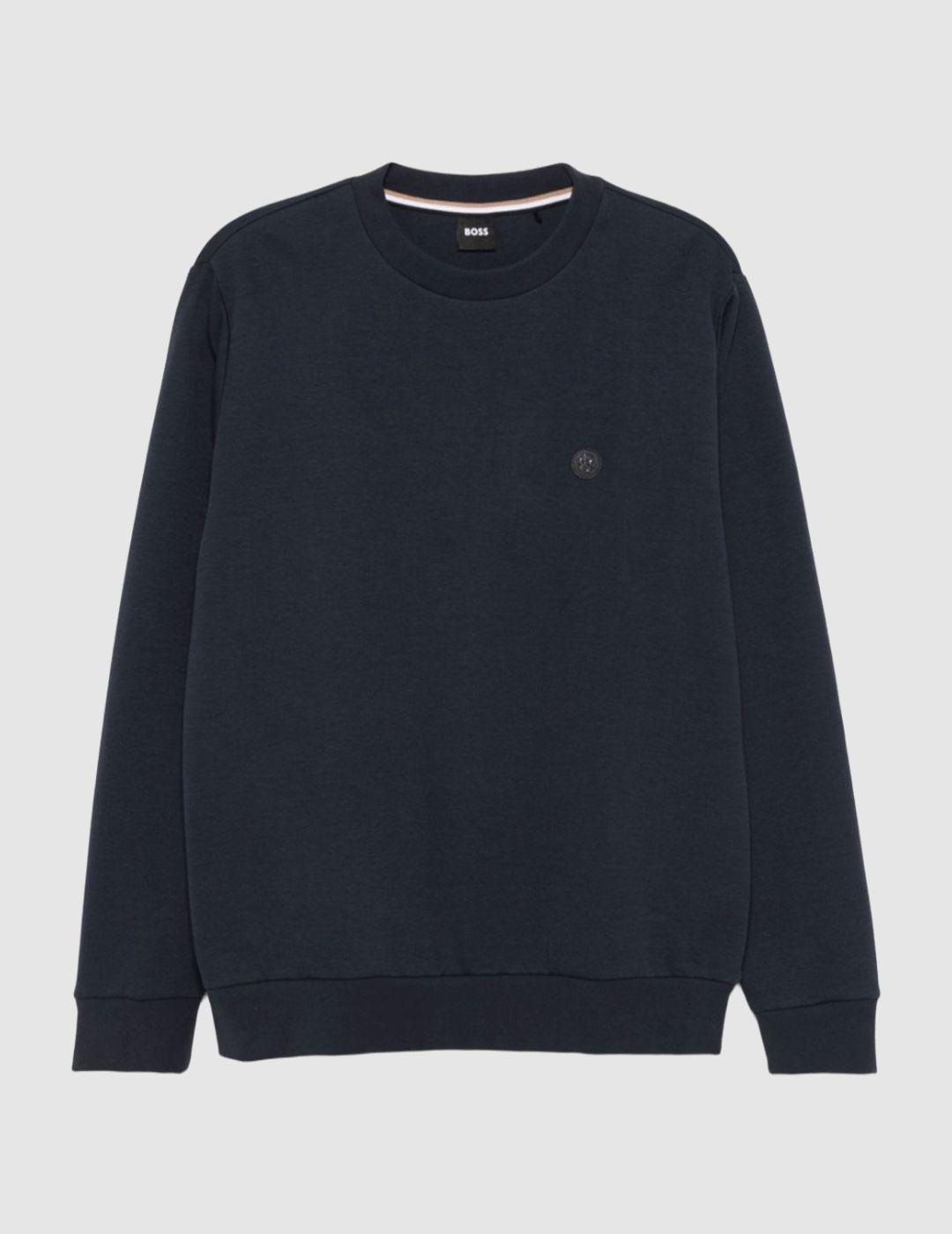 Sudadera BOSS azul para hombre.