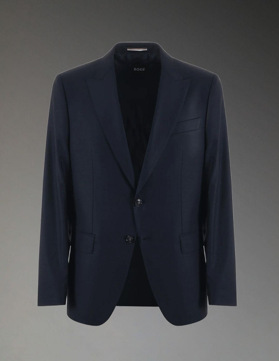 Traje BOSS Azul Tejido Técnico para Hombre