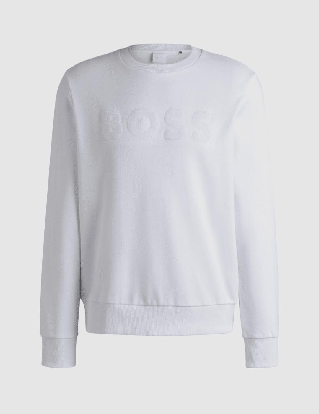 Sudadera Boss Blanca para Hombre