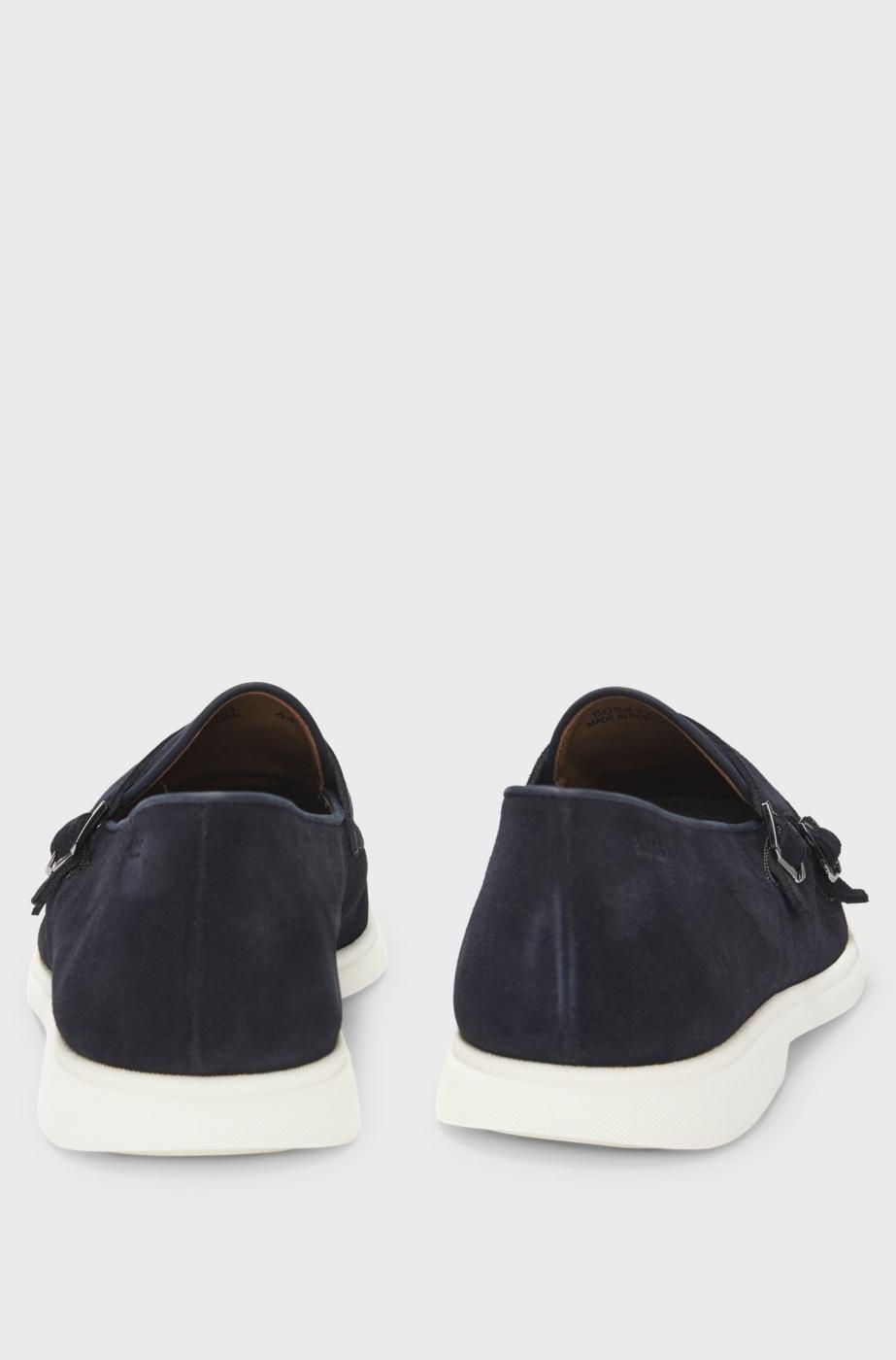 Zapatos de ante con hebillas Boss