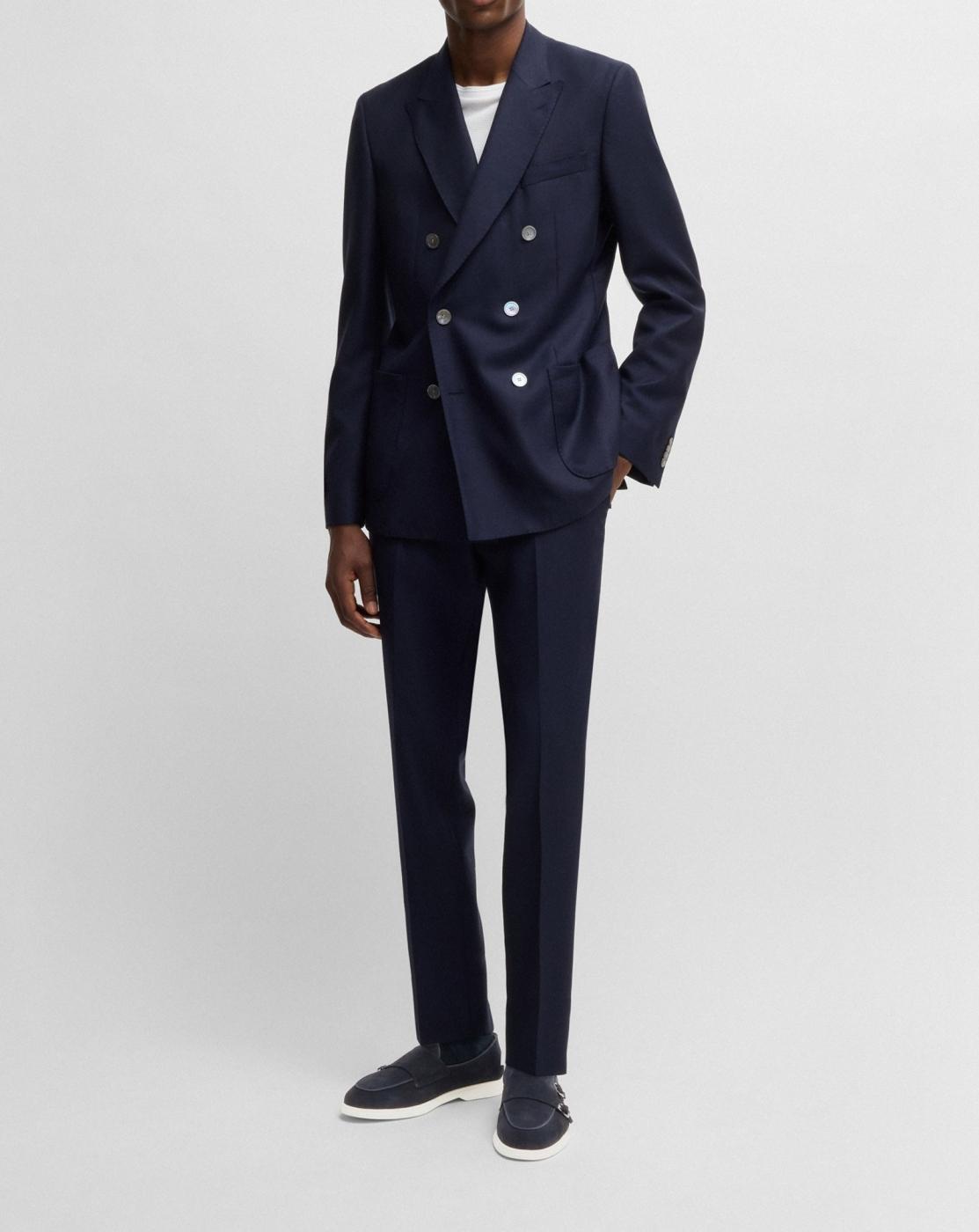 Zapatos de ante con hebillas Boss