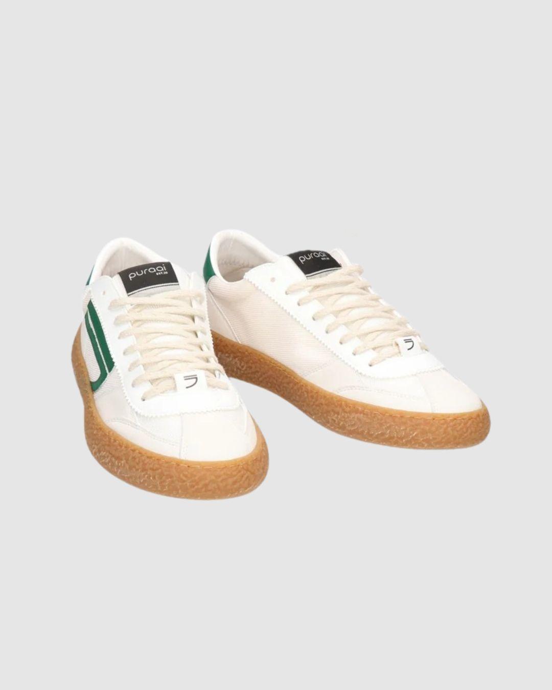 Deportivas Puraai Blanca/Verde para Hombre.