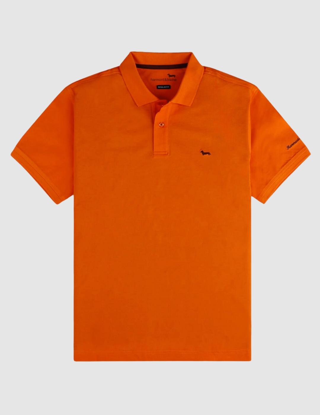 Polo Harmont & Blaine naranja para hombre