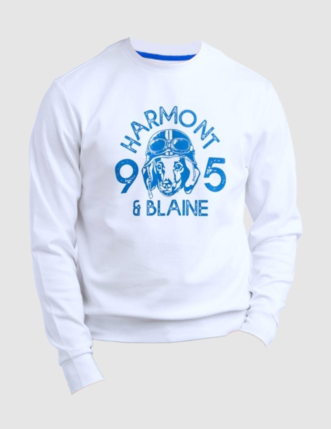 Sudadera Harmont & Blaine Blanca para Hombre
