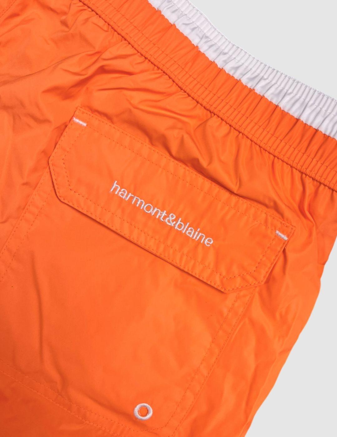 Bañador Harmont & Blaine naranja para hombre.