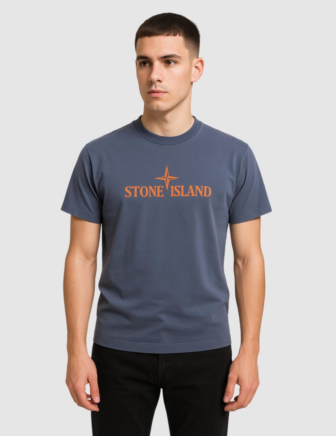 Camiseta Stone Island Marino Hombre