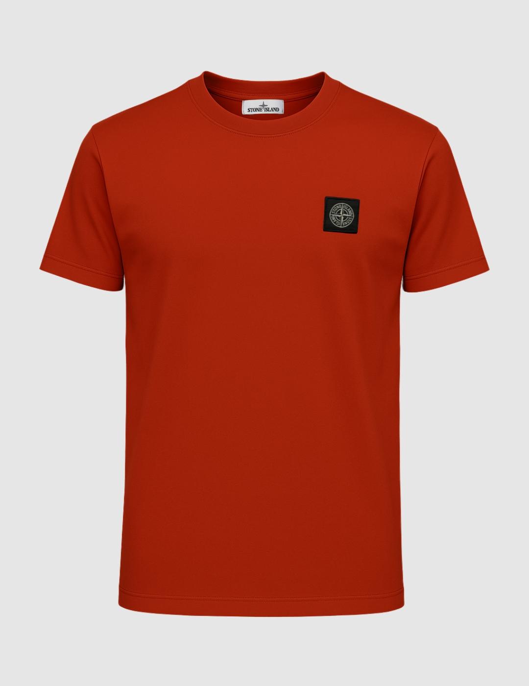 Camiseta Stone Island Rojo para Hombre.