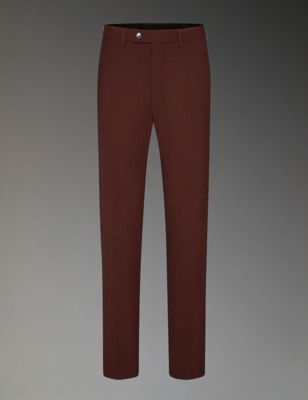 Traje 3 Pcs. Slim Terracota DIGEL