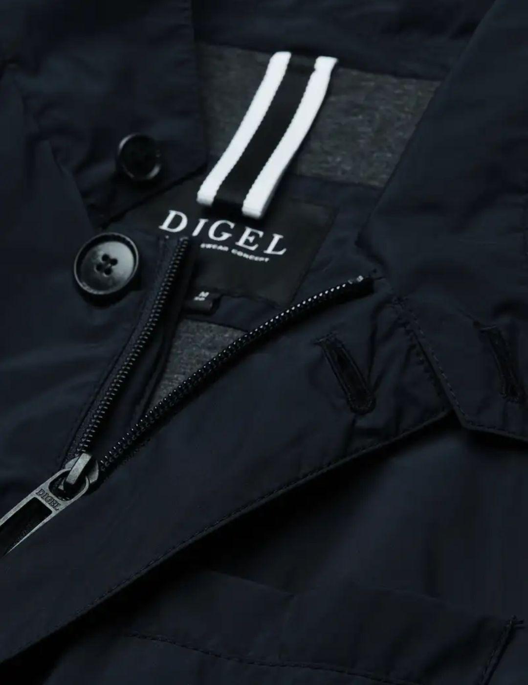 Chaqueta Cortavientos Digel Marino para Hombre