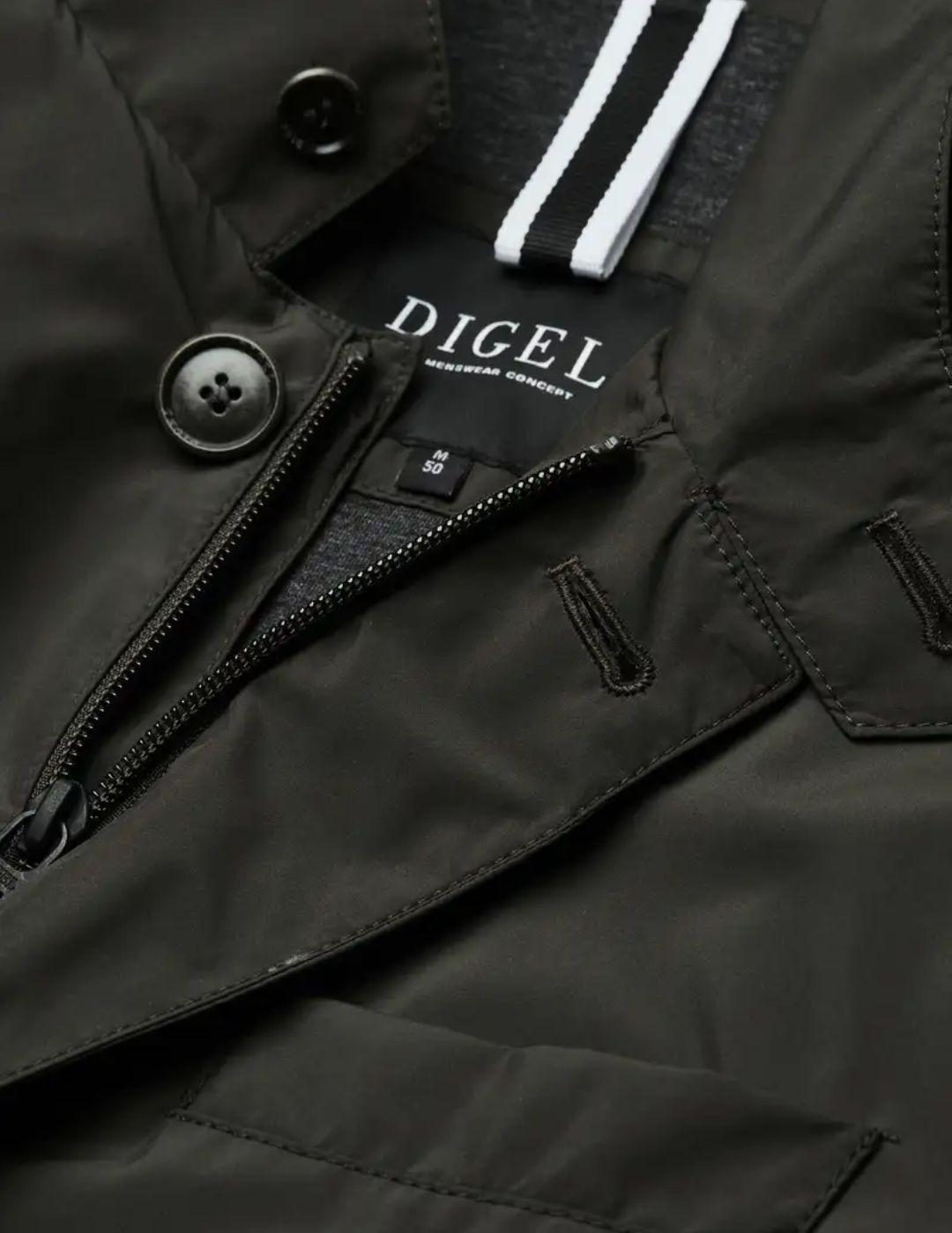 Chaqueta Cortavientos Digel Verde para Hombre