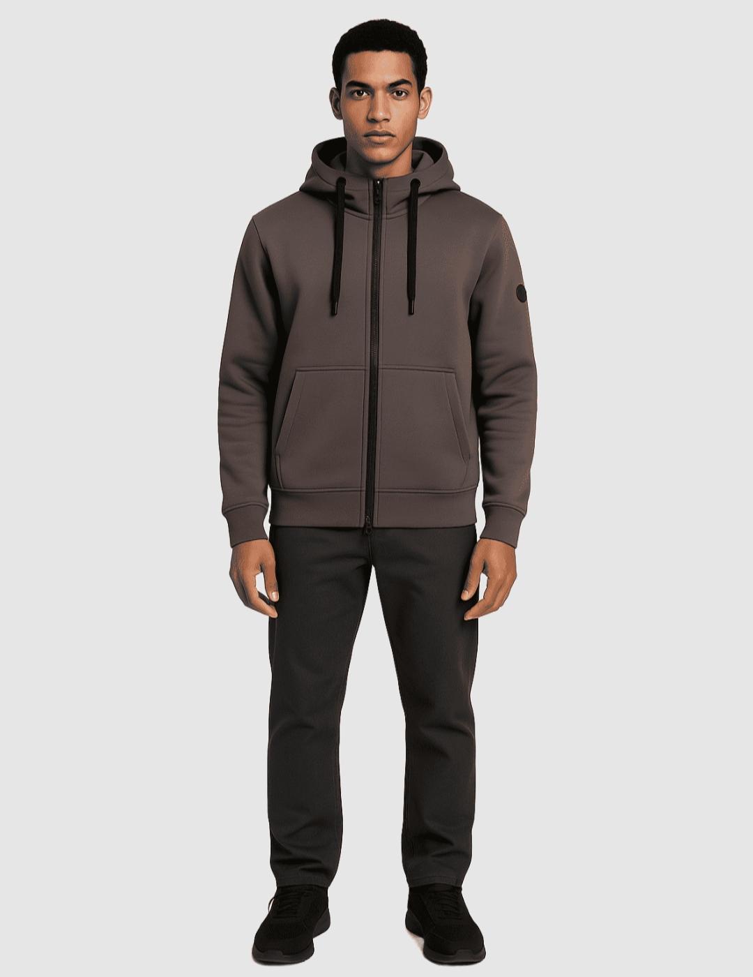 Sudadera Neopreno People Of Shibuya Gris para hombre.