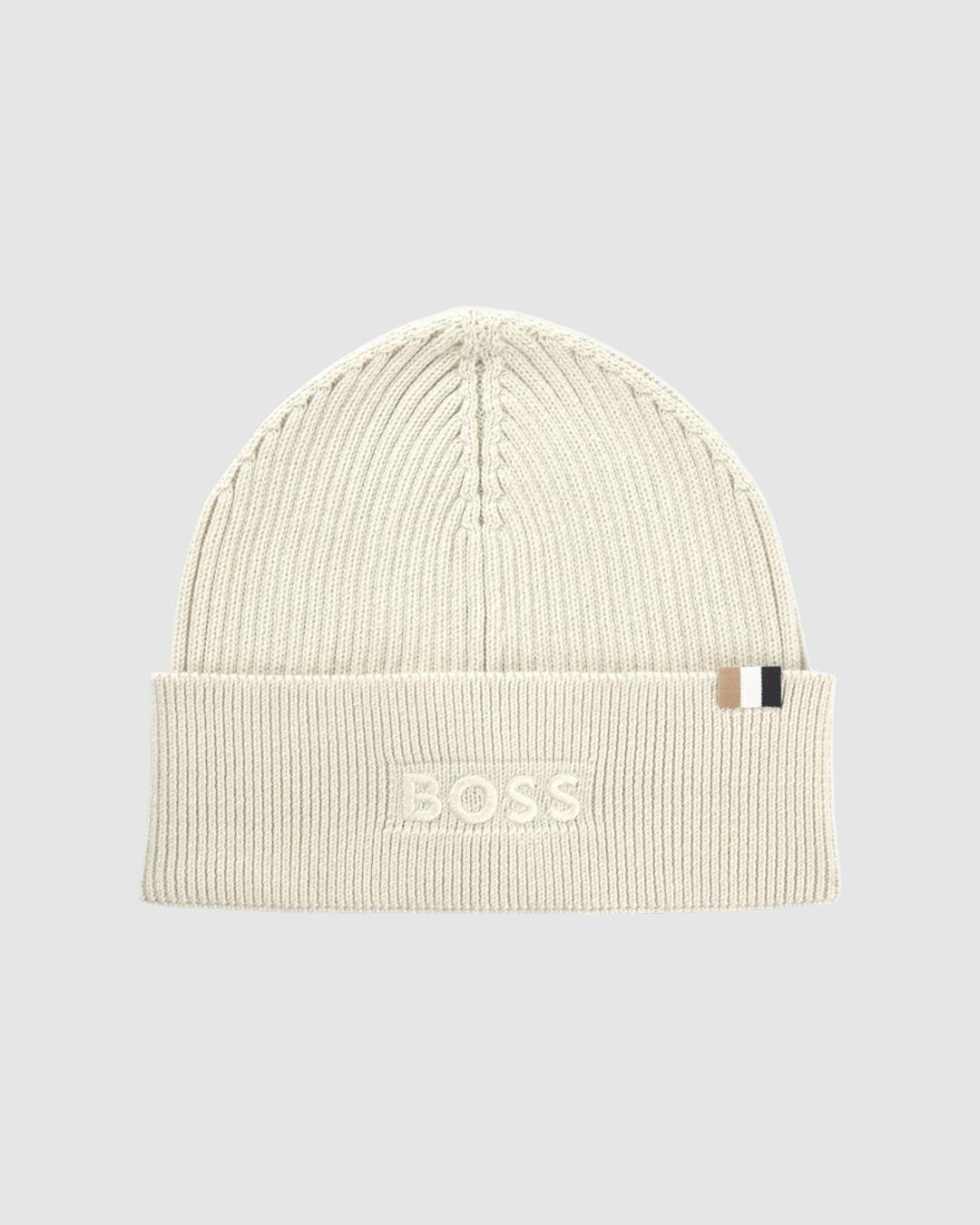 Gorro Lana Logo y Bandera Boss Bordado