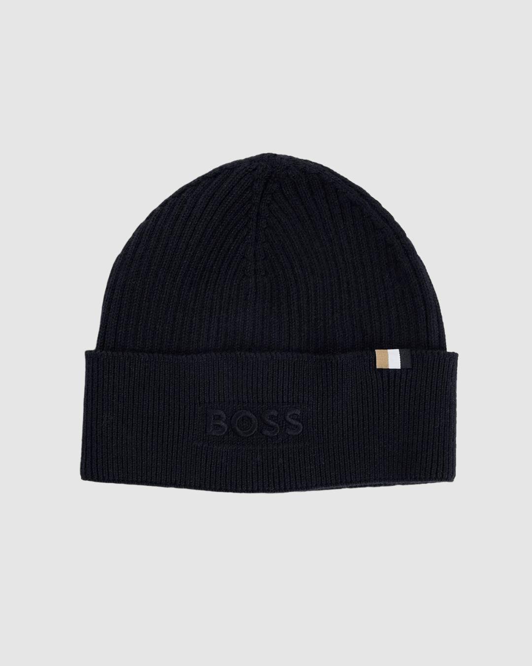 Gorro Lana Logo y Bandera Boss Bordado
