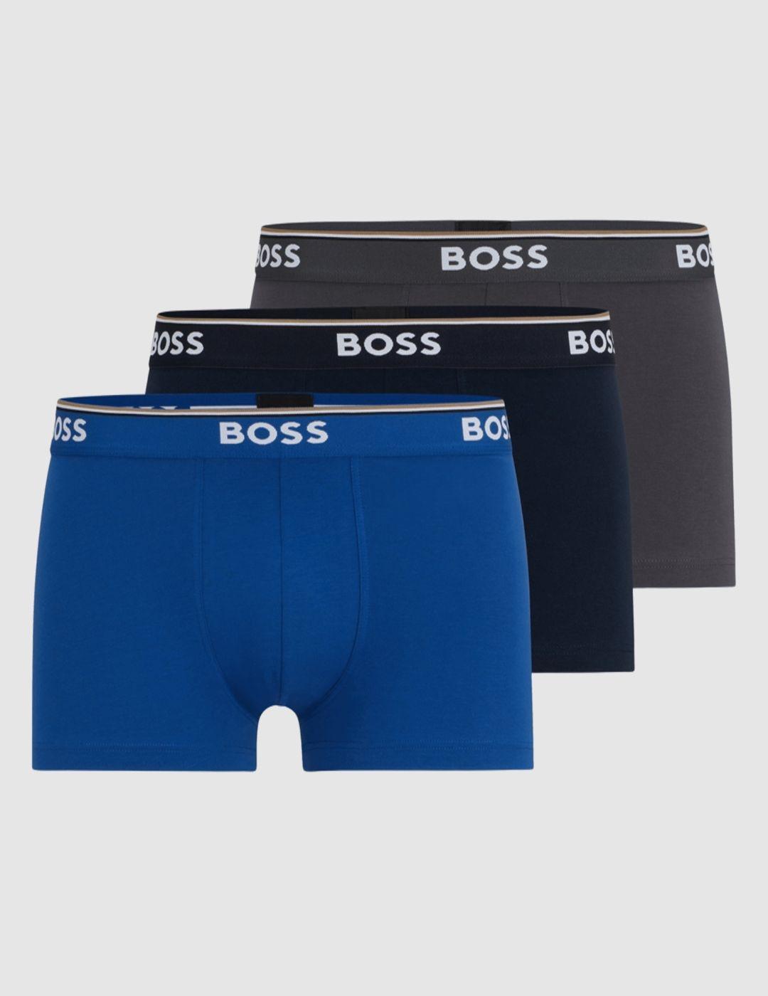 Ropa interior BOSS azul para hombre.