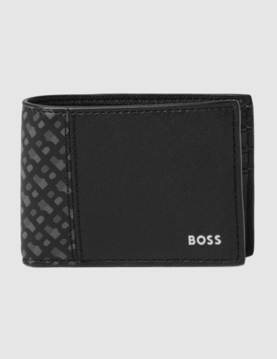 Cartera BOSS negra para hombre