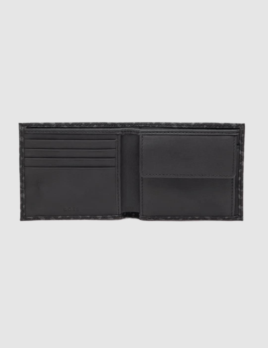 Cartera BOSS negra para hombre