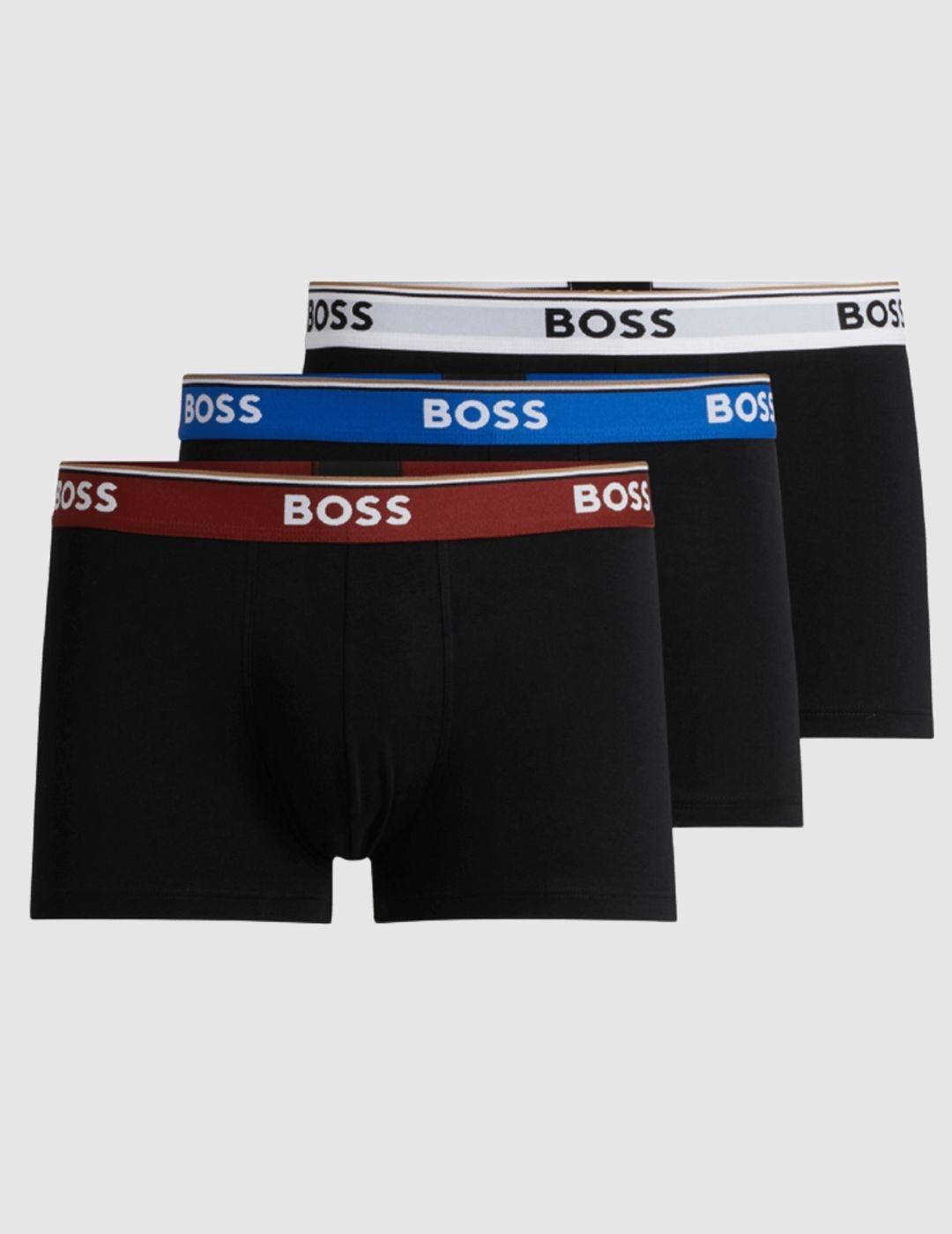 Ropa interior BOSS negra para hombre.