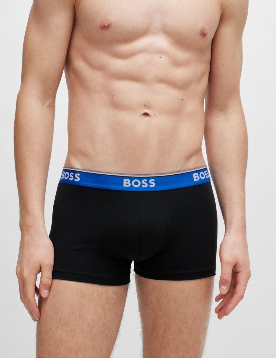 Pack Tres Boxers Negros BOSS
