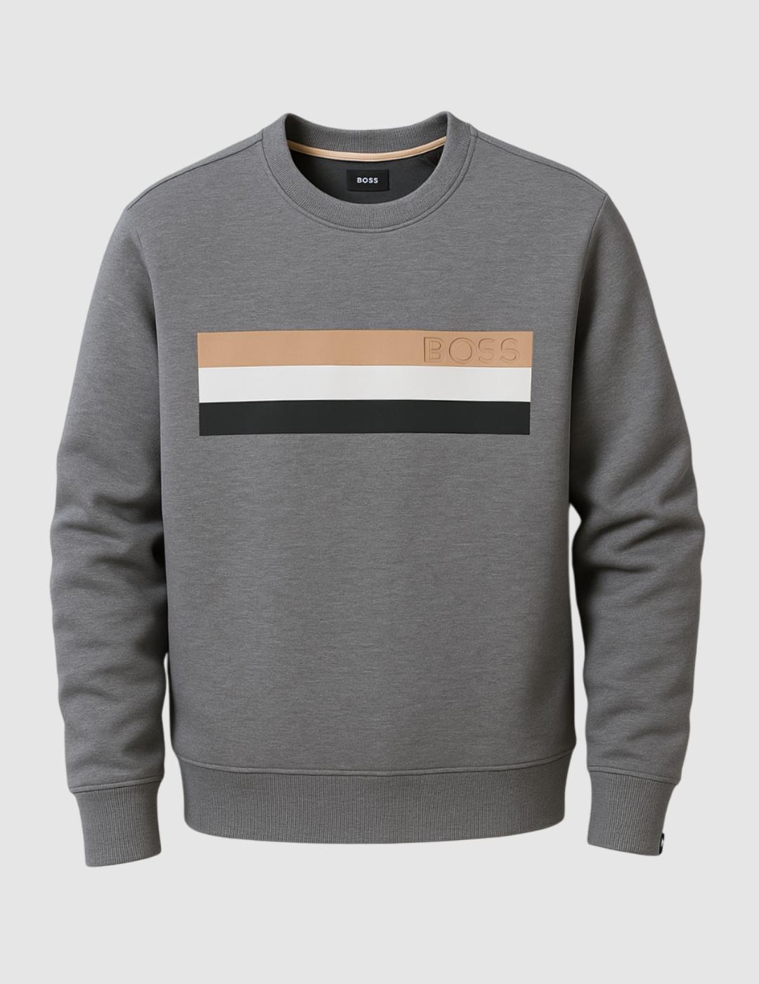 Sudadera BOSS Gris Hombre