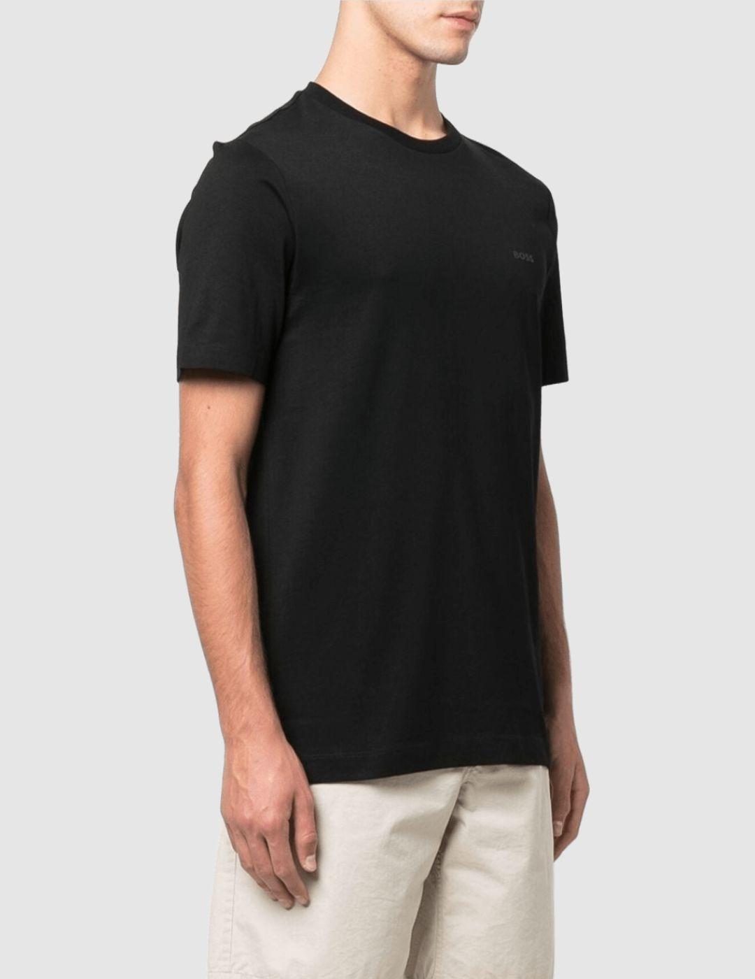 Camiseta BOSS Negro Hombre.