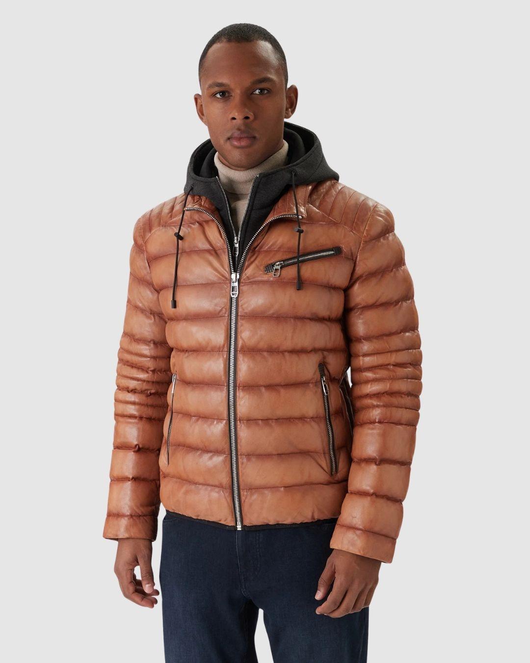 Cazadora Acolchada Piel