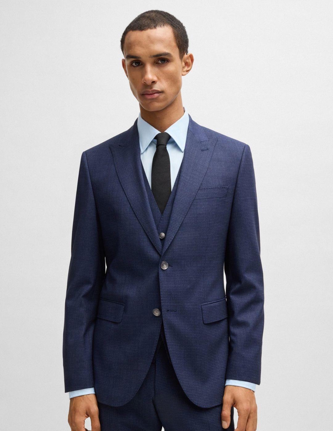 Traje con chaleco regular fit BOSS