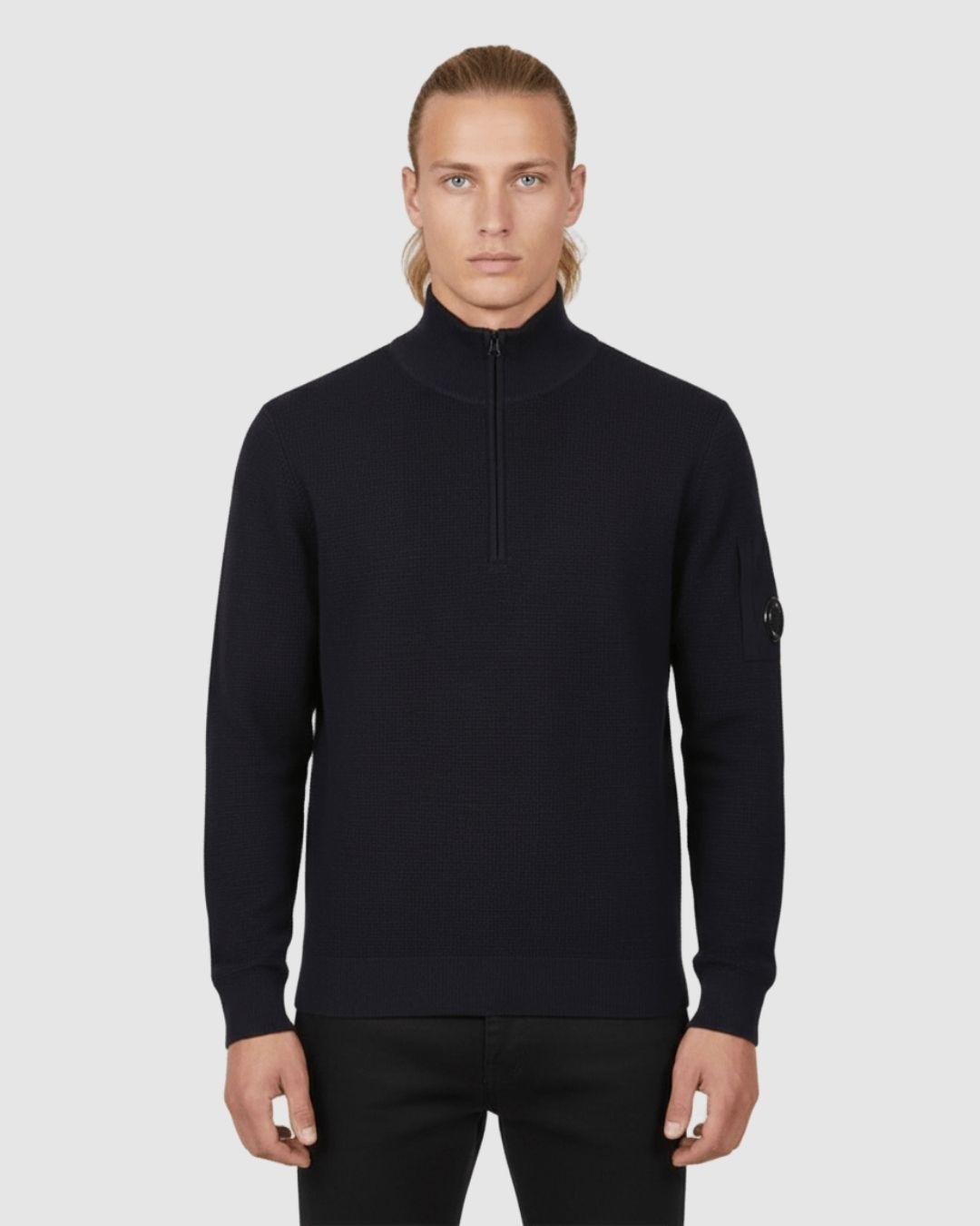 Jersey Cuello Polo Cremallera