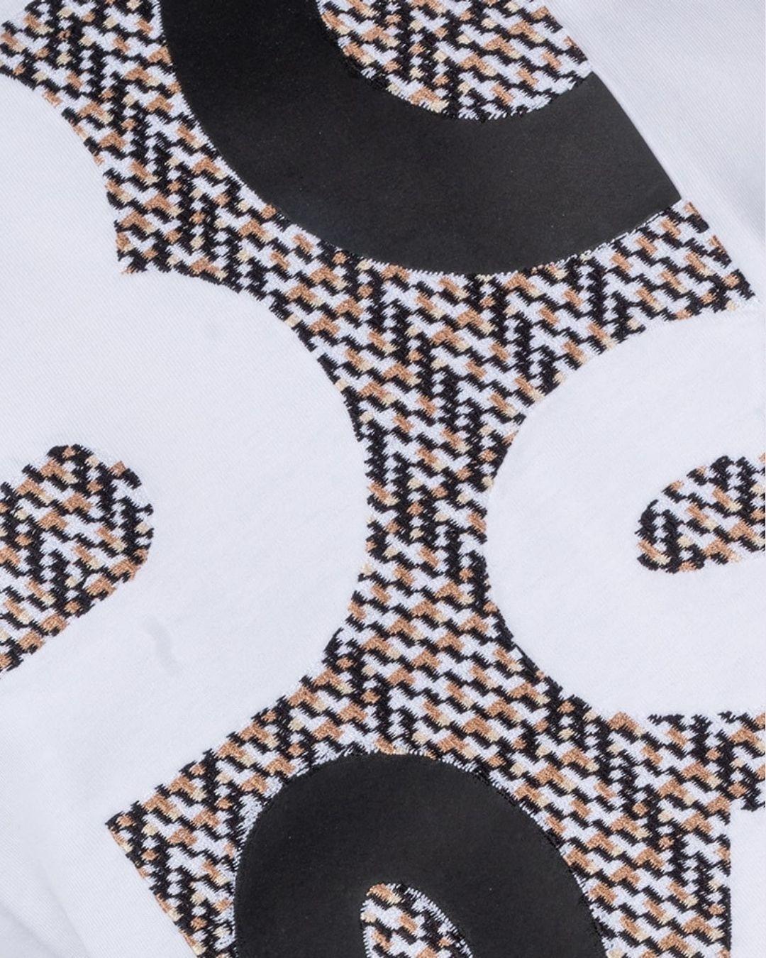 Camiseta BOSS Blanca Estampado Bordado